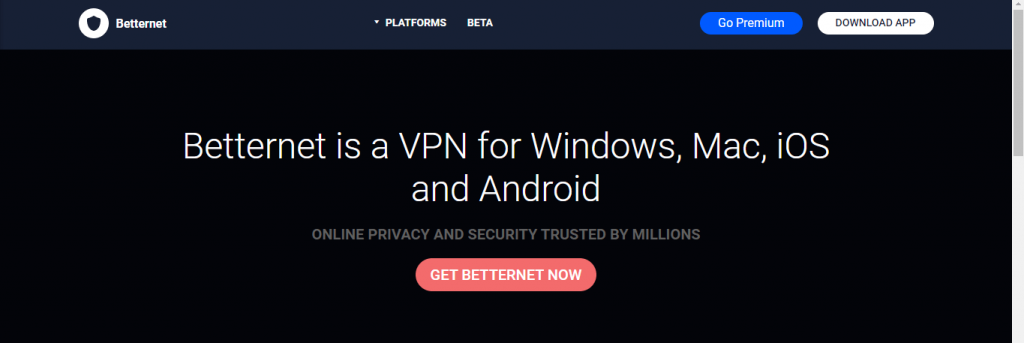Betternet VPN on Firestick