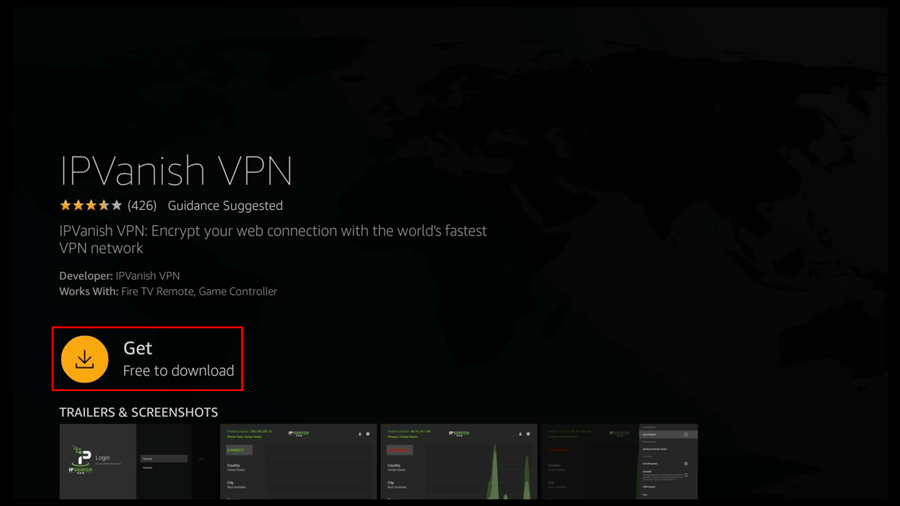 Get IPvanish VPN for Firestick