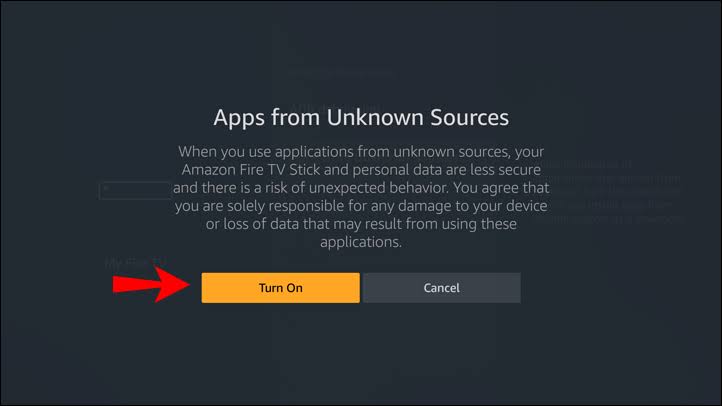 Turn on Apps from Unknown Sources