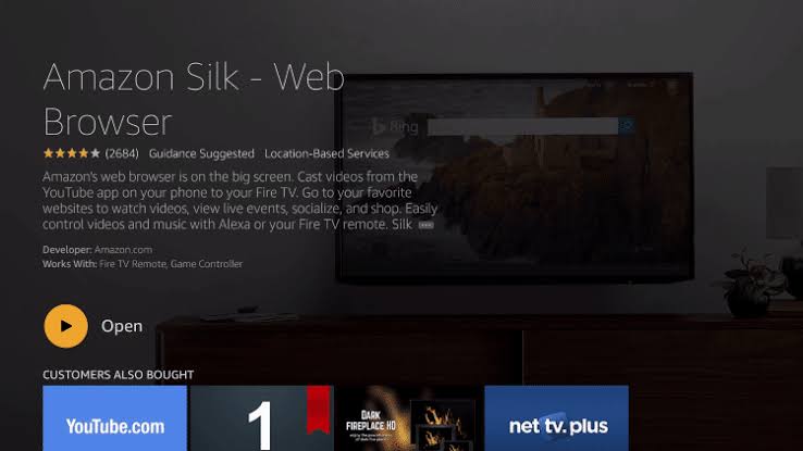 Launch Silk Browser on Firestick