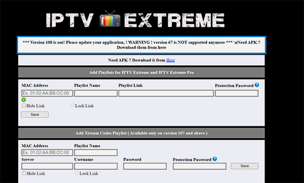 Add playlist link and activate IPTV Extreme on Firestick