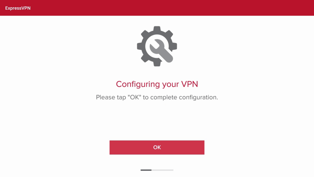 click on to configure your VPN