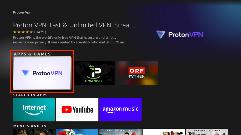 Proton VPN app