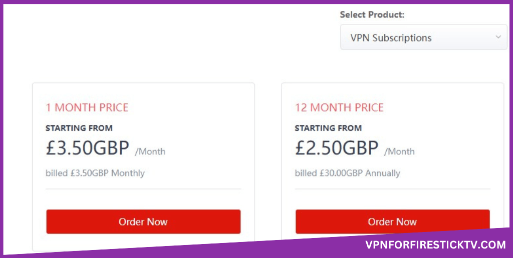 Vulture VPN Subscription Plan