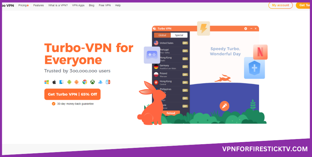 Visit Turbo VPN website