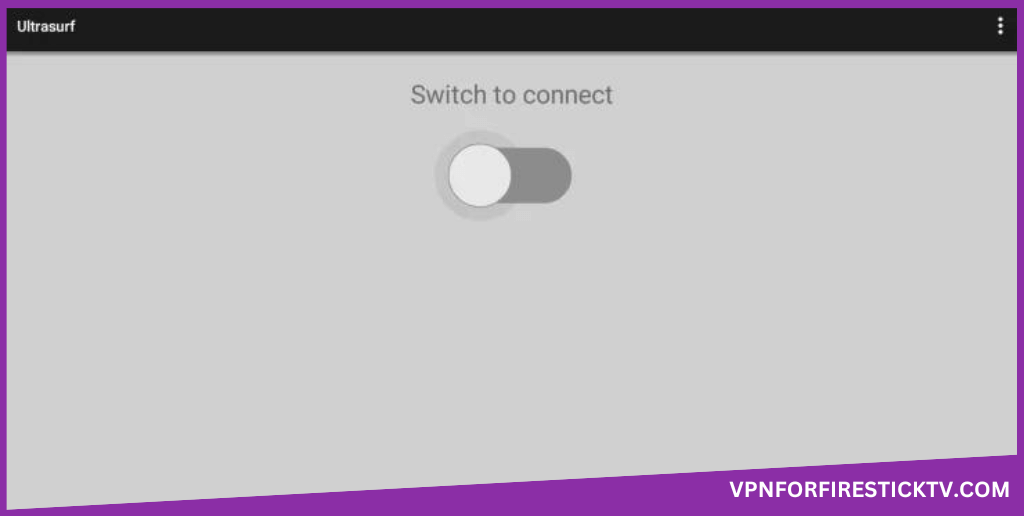 Toggle On the Connect Button