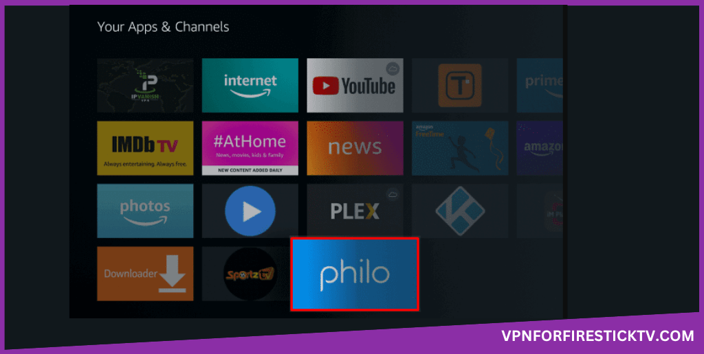 How to Watch Philo Outside the US- Launch the Philo app
