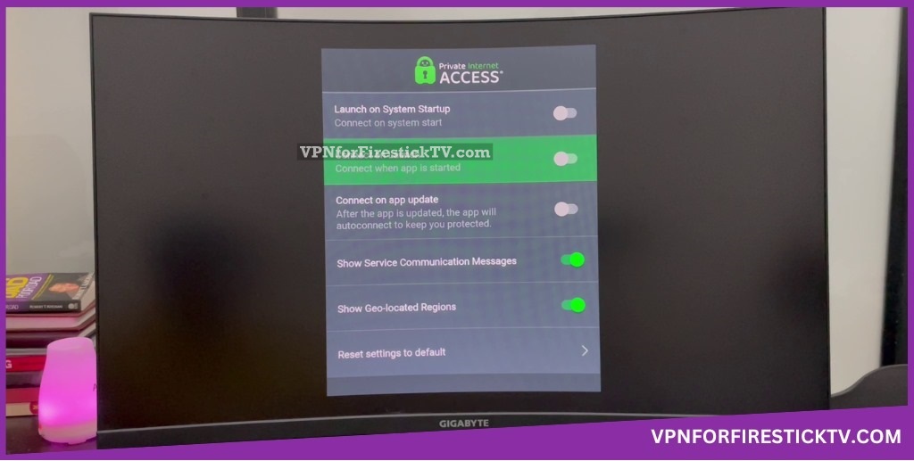 VPN Connection Settings