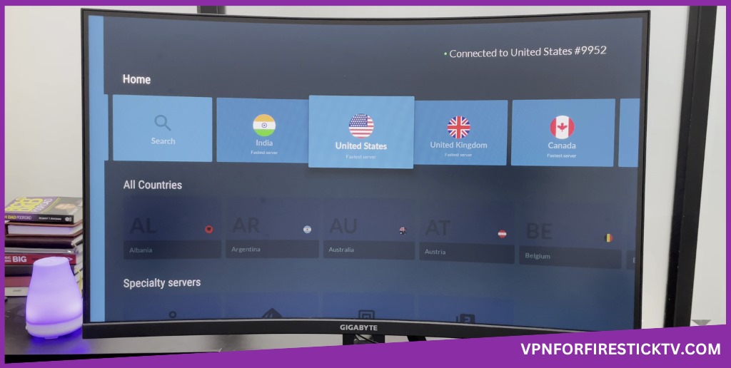 Connect to USA Server on NordVPN